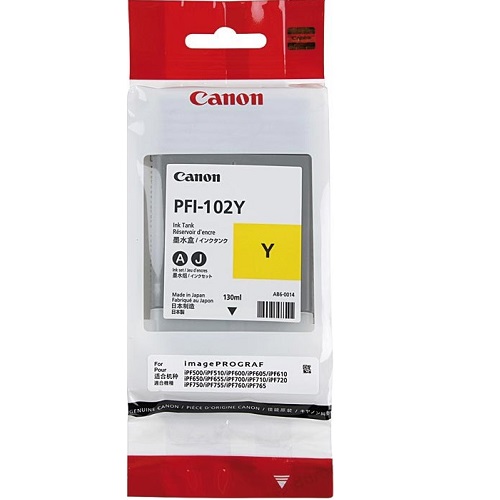  Canon PFI-102Y 